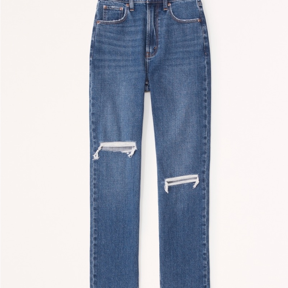 Abercrombie & Fitch the ankle straight Ultra High Rise 90s jeans